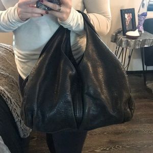 Sondra Roberts Black Cloud Satchel (With DustBag)